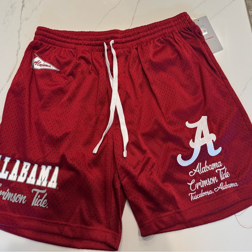 Ncaa Alabama Crimson Tide Red Athletic Shorts